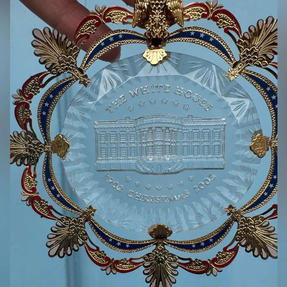 2002 Christmas Ornament White House Historical Association Theodore Roosevelt